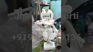 white marble krishna statue +919352719136 #jhankarmoortiart #manufacturer #export #marble #krishna