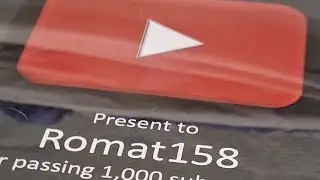 Mein 1k Play button😁