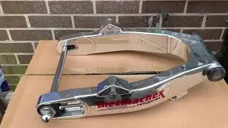 Metmachex swinging arm Harley Davidson FL FX shovel-head upgrade conversion aluminium box section