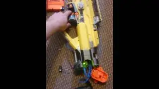 Nerf stampede volt mod - 12v is too much it seems
