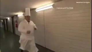 Juan when he's "running" late.