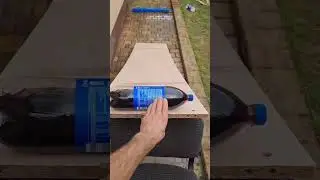 Metal Ball vs. Bottles Pt. 18 #shorts