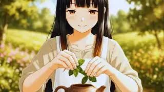 Tea Time in the Garden #dailyvlog #healing #animation #anime