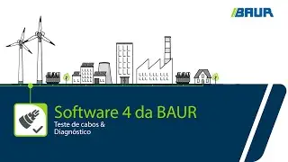 Teste de cabos e diagn&oacute;stico eficientes com o BAUR Software 4