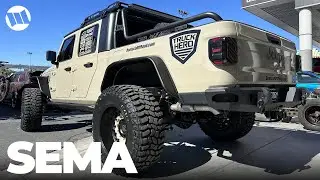 SEMA 2022 Jeep Wrangler and Gladiator Truck Builds Pre Show PART 2