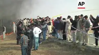 Authorities burn tons of narcotics and alcohol