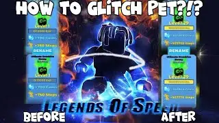 TUTORIAL HOW TO GLITCH PET!!!! *Legend of Speed*