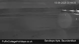 Live Camera Test Saundersfoot Beach Pembrokeshire UK