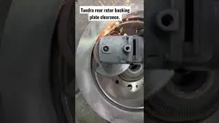 Tundra rear rotor doesn't fit? Grind it