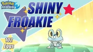 Shiny Froakie - 102 hatched eggs - Pokemon Moon - Live On Stream