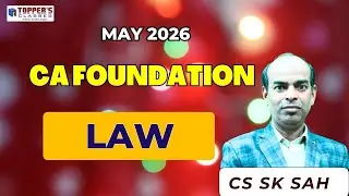 CA  FOUND. LAW  MAY'26 | Sales Of Goods Act  | Unit -3 | Lec -5 |  24-12-25