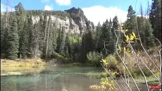 Opal Lake Fall Color Explosion! -  Pagosa Style - Illuminati Eyes - Giant Aspen - Opalescent Water