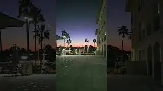 Sunset view from the pool