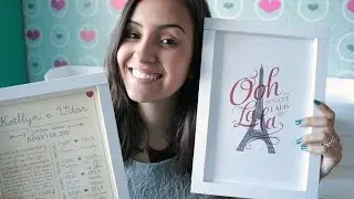 Como fazer molduras simples e leves para prender com fita dupla face