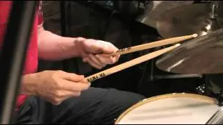 Drum Lesson No.2: How to hold the drum stick (German and French Grips) By CHRIS BRIEN in HD