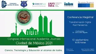 Conferencia Magistral - Transformaci&oacute;n digital post pandemia