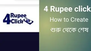 How to create 4 rupee click account.make money online