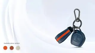 Keyzone royal leather key cover for Suzuki Fronx Jimny Swift Dzire Ignis Grand Vitara Brezza Baleno