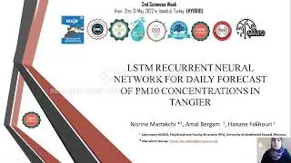 AMS'22 ID-38 LSTM RECURRENT NEURAL NETWORK FOR DAILY FORECAST OF PM10 CONCENTRATIONS IN TANGIER