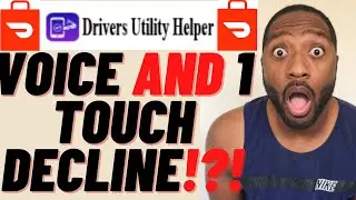 My DoorDash Drivers Utility Helper Settings (How I Use Voice and 1/One Touch Decline!)