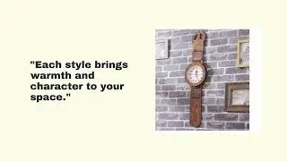 10 Stunning Wooden Wall Clocks to Elevate Your Interior Design