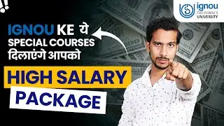IGNOU Best Courses In 2024-25 |Best Courses For High Job Opportunity |Courses |Eligibility |Ads Free