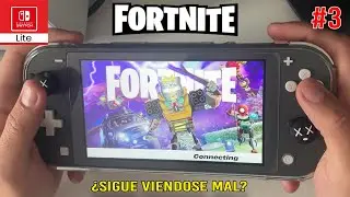 This is what Fortnite looks like on the Nintendo Switch Lite in the new season!!