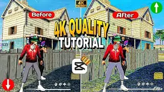 Free Fire 4K Quality Editing Tutorial 🔥 Mobile Se Cinematic Edit (No PC)