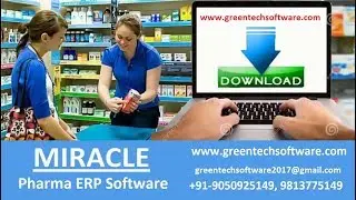 Miracle 7.0 GST Ready Pharma ERP Software Computerise your Medical Store