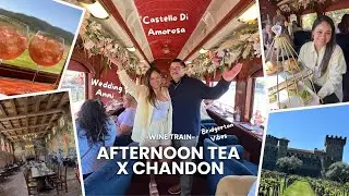 Napa Wine Train Afternoon Tea and Chandon | Castello Di Amorosa Castle