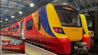 Full Journey | Class 707 | Hampton Court - London Waterloo | South Western Railway