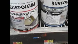 rustoleum aluminum roof coating use to be in Wal-Mart now nothing but white roof coating why lol