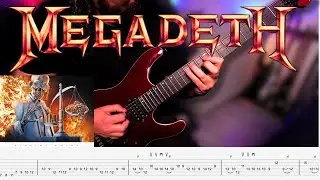 Megadeth - Tipping Point (NEW SINGLE) Full Guitar Cover (Teemu Solos) + Tabs!
