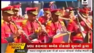 Vibrant Gujarat Guest Unique Welcome By Navy & BSF band, Gandhingar | Cyclone Tauktae
