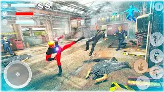 Rope Superhero War Rescue #1, Shooting Criminals Simulator Android Games (Superhero Simulator)