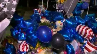Community support for fallen deputy's family