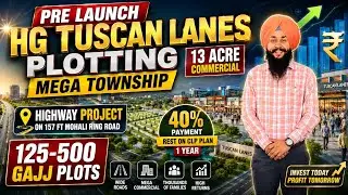 मोहाली के पास PRE LAUNCH 🚀 PLOTS | 150+ ACRE MEGA TOWNSHIP |#affordable #mohali #vlog#viral #youtube