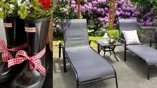 Summer DIY projects with Spray paint Transform curb Trash / Estate sale finds Fun easy projects