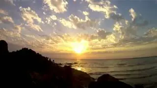 Time lapse at Velankanni Beach