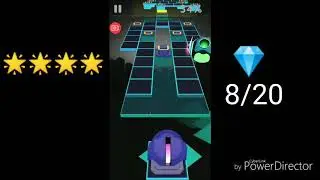 Rolling sky Sci-Tech  100% All gems