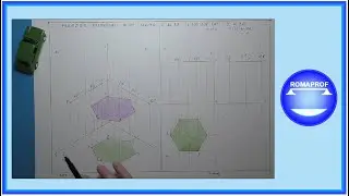 PROIEZIONI ORTOGONALI DI UN ESAGONO PARALLELO AL P.O. (514)