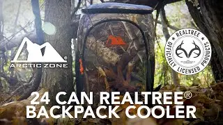 Arctic Zone&reg; 24 Can Realtree&reg; Backpack Cooler Walk-Through