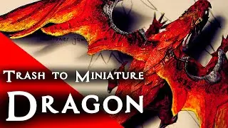 Crafting a Red Dragon Miniature for D&D