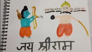 🪔🎉 Dussehra Special Easy Painting 🎨 Dussehra Drawing Easy #dussehra #drawing #dussehradrawing