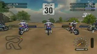 MX Unleashed Playstation 2 PS2 Gameplay Carrer Mode # 1