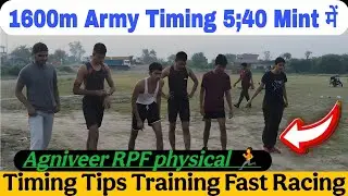 1600 Meter Race Strategy for Agniveer🧎 Army  #RPF Physical Test