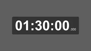 1 Hour 30 Minutes Timer (One and Half Hour Timer - 90 Minutes) ⏱️