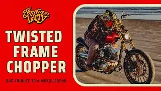 Cherry Bomb: The Indian Larry Twisted Frame Chopper