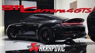 Выхлопная система Akrapovic Slip-on Race Line из титана для Porsche 992 Carrera 4 GTS