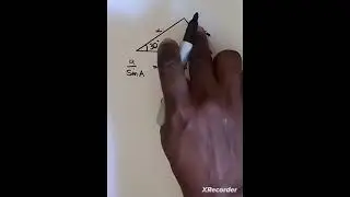 Trigonometry: using Sine rule. JAMB question